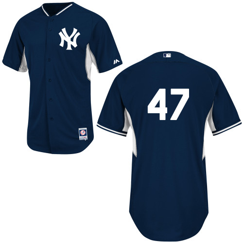 Ivan Nova #47 Youth Baseball Jersey-New York Yankees Authentic Navy Cool Base BP MLB Jersey